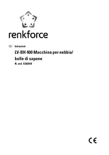 Renkforce LV-BH 400 Fog Machine LV-BH 400 Fiche De Données