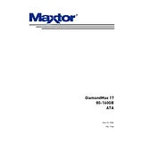 Maxtor 80-160GB Manuel D’Utilisation