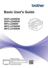 Brother DCP-L2540DW Manual Do Utilizador