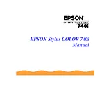 Epson 740i Manuel D’Utilisation