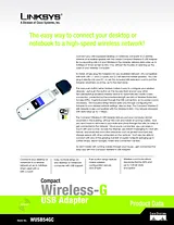 Linksys Compact Wireless bundel WRT54GC+WUSB54GC プリント