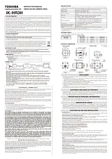 Toshiba IK-HR3H Manuale Utente