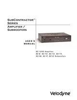 Velodyne Acoustics SC-12 User Manual