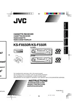JVC KS-F550R Manuel D’Utilisation
