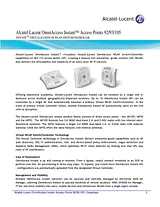 Alcatel-Lucent OmniAccess IAP93 OAW-IAP105 Datenbogen