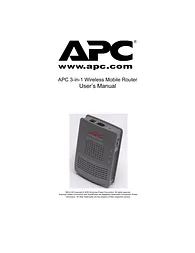 American Power Conversion 3-in-1 Wireless Mobile Router Manuel D’Utilisation