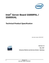 Intel S5000XAL Manual Do Utilizador