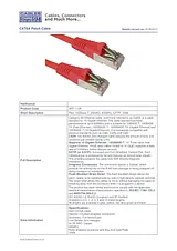 Cables Direct 10m CAT6a, M - M ART-110R Fascicule