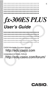 Casio FX-300ESPLUS User Manual