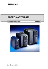 Siemens MICROMASTER 420 2.2 kW frequency inverter, 400 Vac to , 6SE6420-2AD22-2BA1 6SE6420-2AD22-2BA1 Ficha De Dados