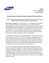 Samsung HMX-H300BP Справочник Пользователя