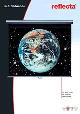 Reflecta Cosmos electric RC lux 250 x 250 cm 81245 Manuale Utente