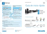 Philips DVD home theater system HTS3545 Guide D’Installation Rapide