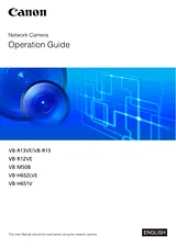 Canon VB-R13VE Manual