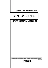 Hitachi SJ700-2 Manual Do Utilizador