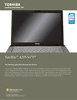 Toshiba A205-S4707 Leaflet