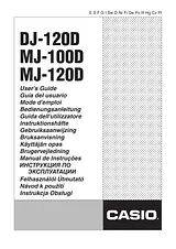 Casio DJ120D User Manual