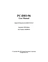National Instruments PC-DIO-96 Benutzerhandbuch