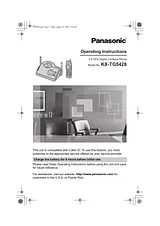 Panasonic KX-TG5428 ユーザーズマニュアル