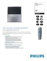 Philips 60PP9200D Specification Guide