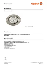Osram Indoor panel mounted lamp 4008321982056 Nickel (brushed) 4008321982056 数据表