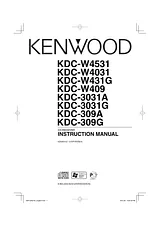 Kenwood KDC-W4031 Manual Do Utilizador