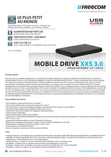 Freecom XXS 3.0 500GB 56005 Data Sheet