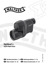 Walther Goggles Digi View Pro 2.1306 Manuale Utente