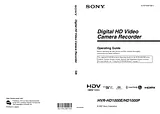 Sony HD1000P Manuel D’Utilisation
