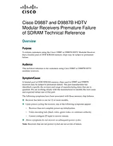 Cisco Cisco D9887B HDTV Modular Receiver Technical References