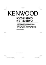 Kenwood KVT-819DVD Manual Do Utilizador