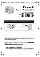 Panasonic KXMB781SP Guida Al Funzionamento