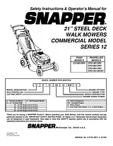 Snapper C216012RV 用户手册