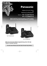 Panasonic kx-tcd970 Operating Guide