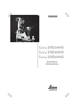 Leica DMI6000B Manuel D’Utilisation