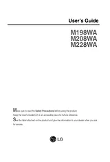 LG M228WA-BZ Owner's Manual