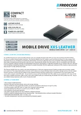 Freecom XXS Leather 1TB 56152 データシート