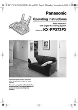 Panasonic KXFP373FX Operating Guide