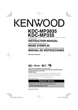 Kenwood KDC-MP335 Manual Do Utilizador