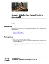 Cisco Cisco Network Registrar Jumpstart 7.2 Руководство По Устранению Ошибки