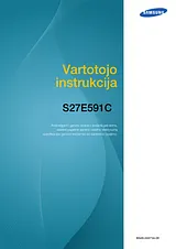 Samsung 27" nõgus monitor E591C Manuale Utente