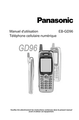 Panasonic EB-GD96 작동 가이드
