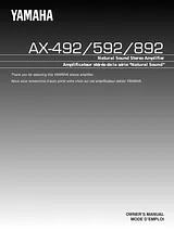 Yamaha AX-592 Справочник Пользователя