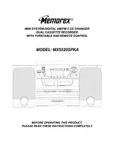 Memorex MX5520SPKA Benutzerhandbuch