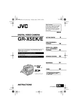 JVC gr-x5 지침 매뉴얼