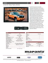 Marantz PD5001 Guia De Especificação