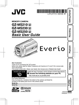 JVC everio gz-ms210u Manual Do Utilizador
