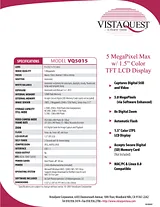 VistaQuest VQ-5015 Листовка