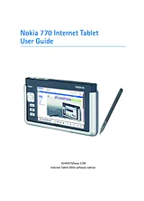 Nokia 770 ユーザーズマニュアル