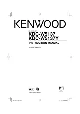 Kenwood KDC-W5137Y Manual Do Utilizador